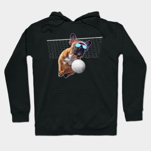 French Bulldog Volleyball Hoodie
